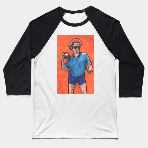 Dr. Steve Brule Baseball T-Shirt by tan-trundell